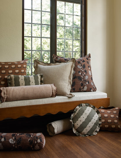 Vini Botanical Jacquard Pillow by Sarah Sherman Samuel