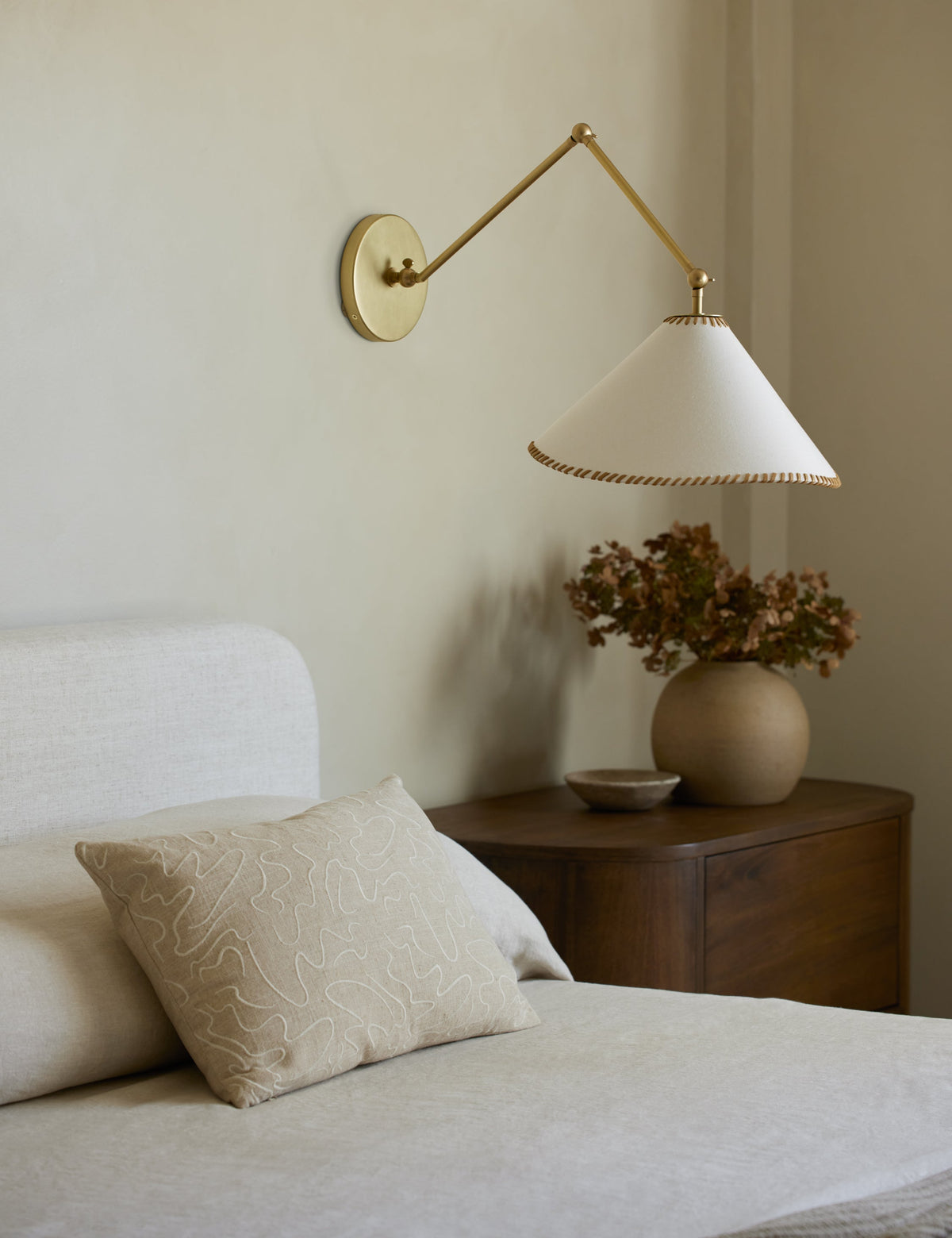 Topos Embroidered Pillow by Élan Byrd