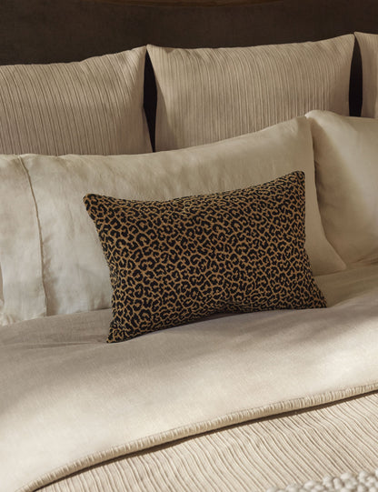 Panthera Velvet Lumbar Pillow by Scalamandre
