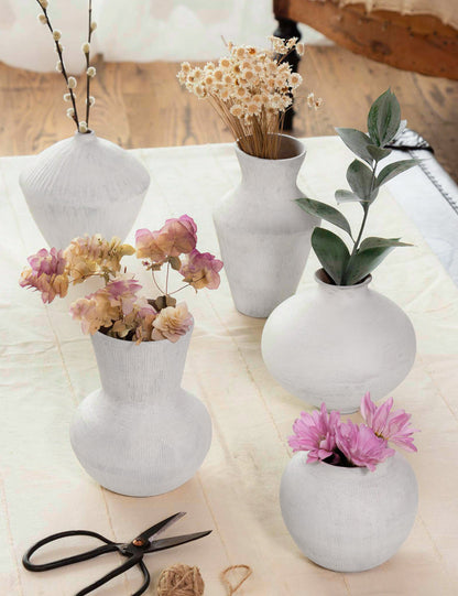 Noor Ceramic Vases (Set of 5) by Regina Andrew