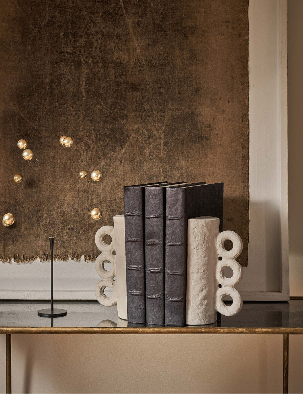 Chandra Bookends (Set of 2) by Regina Andrew