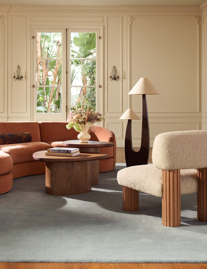 Open Box: Auclair Accent Chair, Tan Boucle