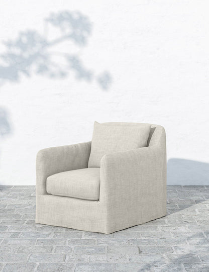 Orlena Outdoor Swivel Chair