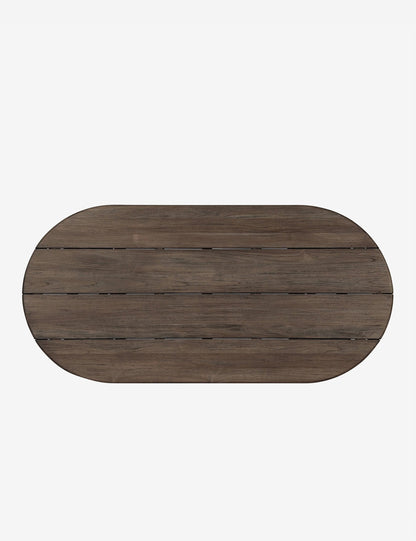 Gilda Outdoor Oval Coffee Table