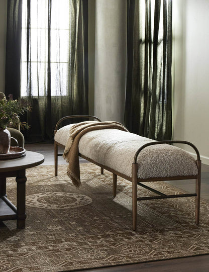 Demi Bench by Amber Lewis x Four Hands