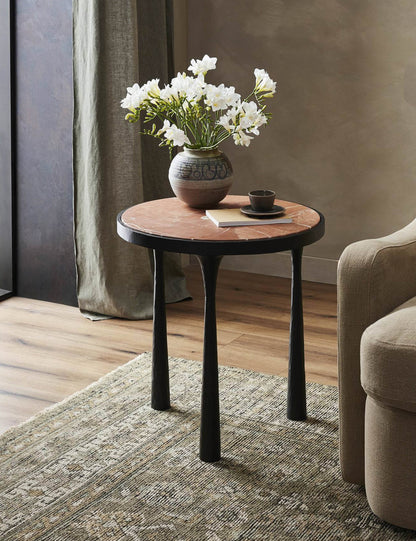 Billings Round Side Table by Amber Lewis x Four Hands
