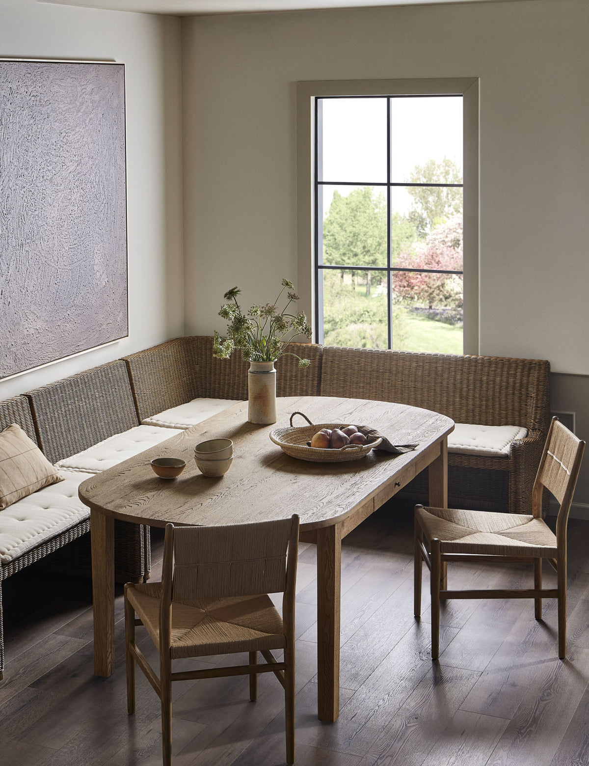 Senna L-Shape Dining Banquette by Amber Lewis x Four Hands