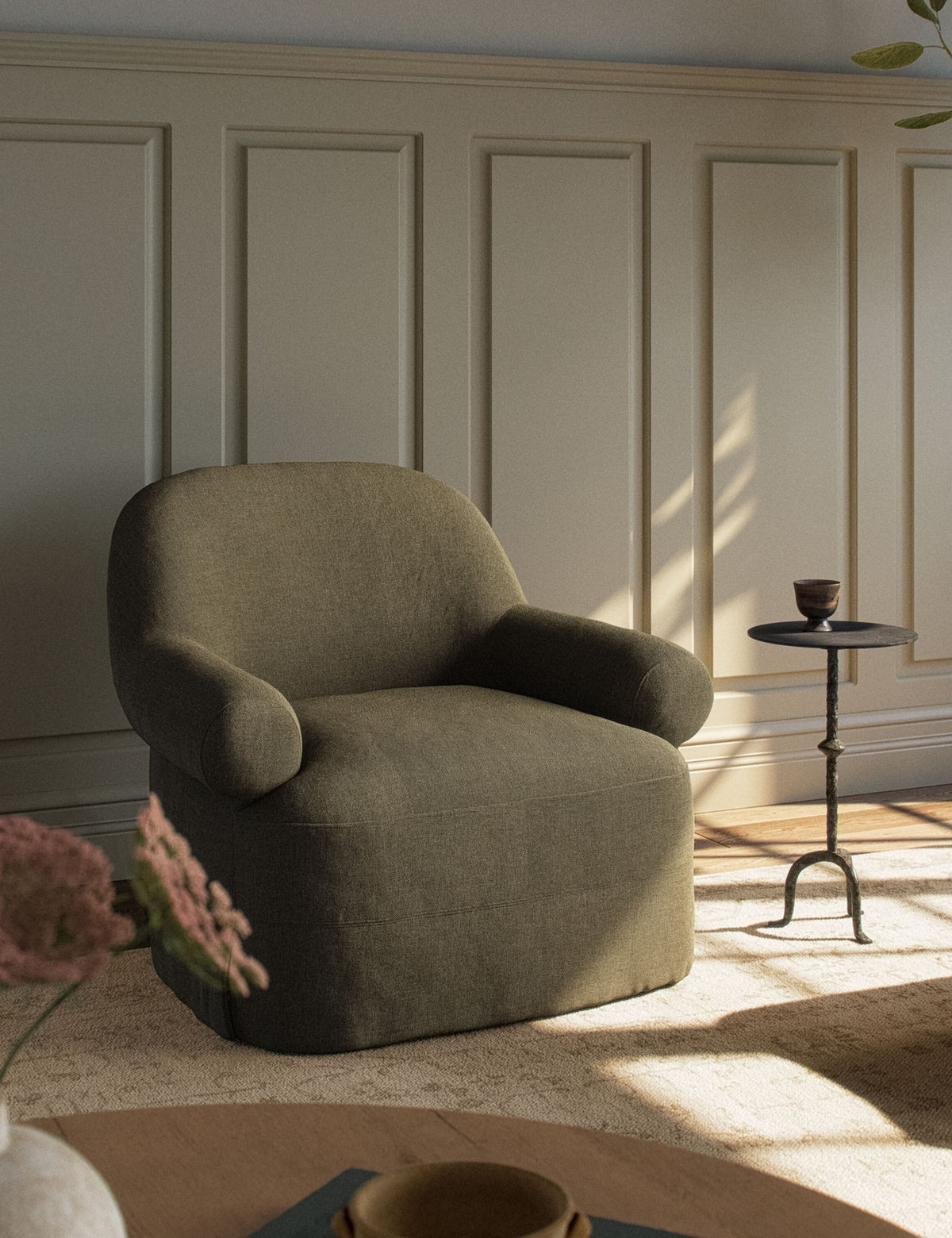 Arden Swivel Chair by Amber Lewis x Four Hands