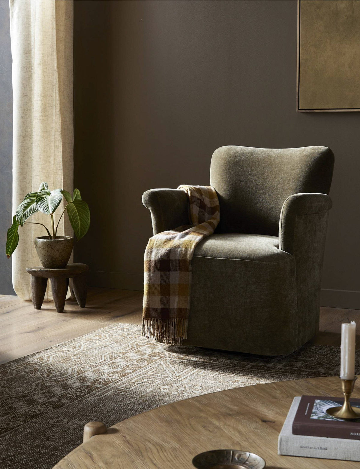 Camellia Swivel Chair by Amber Lewis x Four Hands