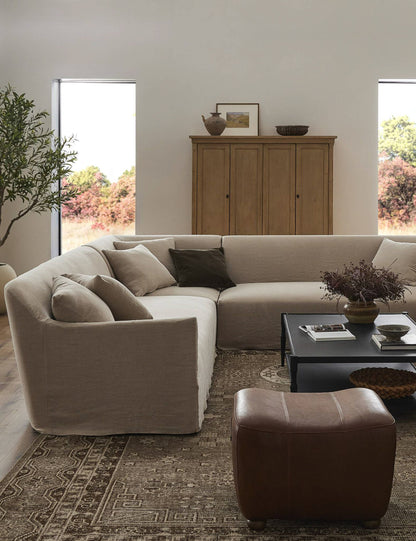 Lowell Slipcover Sectional Sofa by Amber Lewis x Four Hands