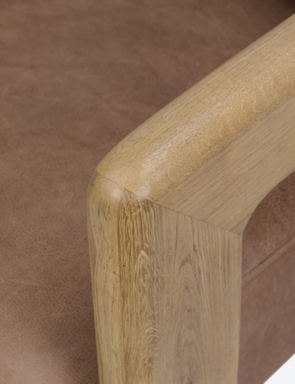 Bazin Leather Accent Chair