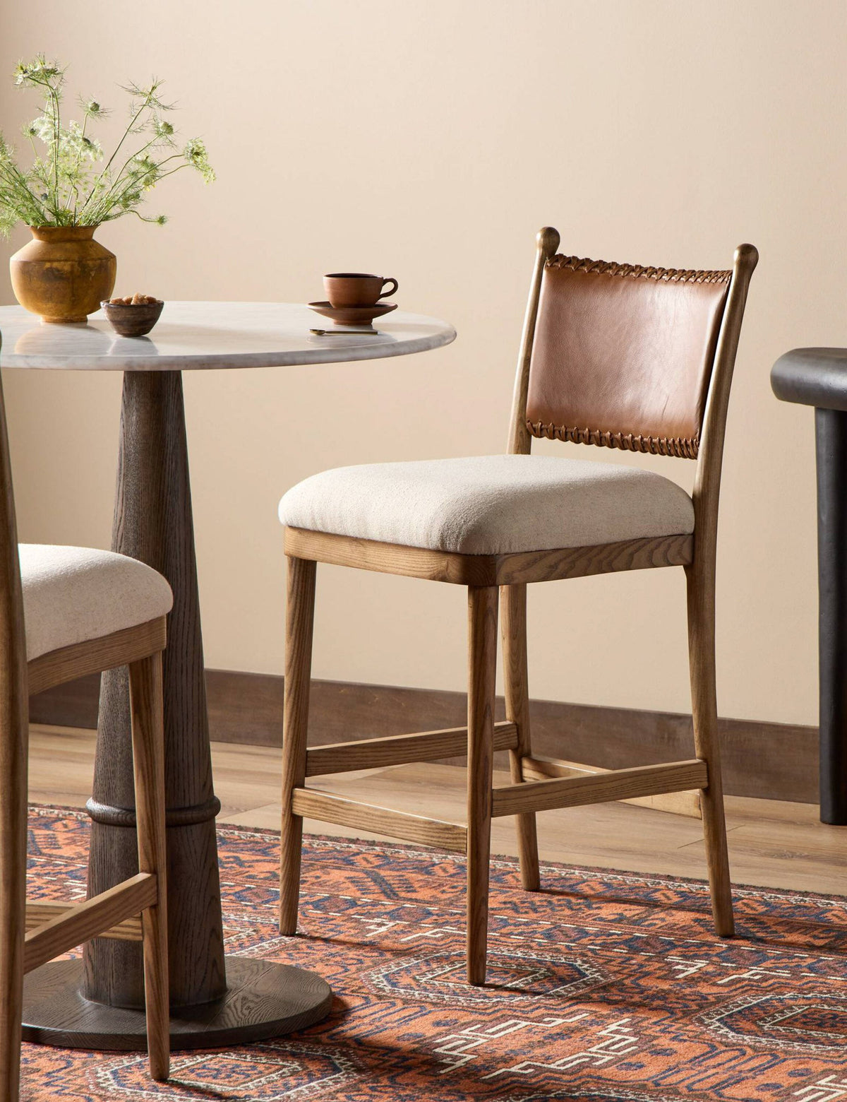 Bella Bar and Counter Stool by Amber Lewis x Four Hands