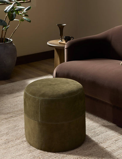 Camino Round Ottoman by Amber Lewis x Four Hands
