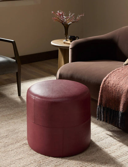 Camino Round Ottoman by Amber Lewis x Four Hands