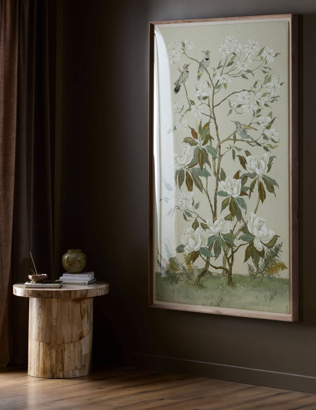 Tan Chinoiserie Wall Art by Laurel-Dawn Latshaw