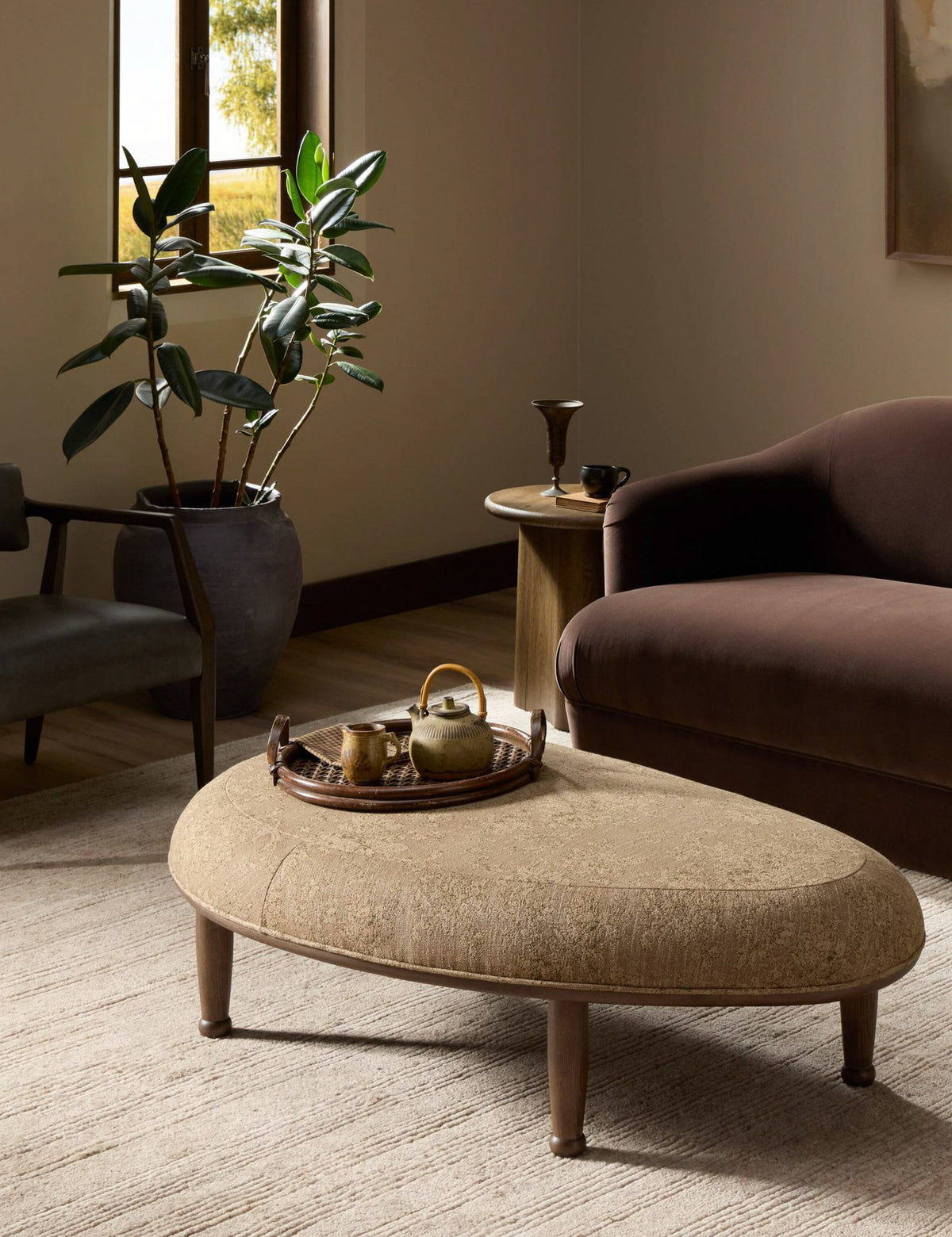 Chovan Ottoman by Amber Lewis x Four Hands