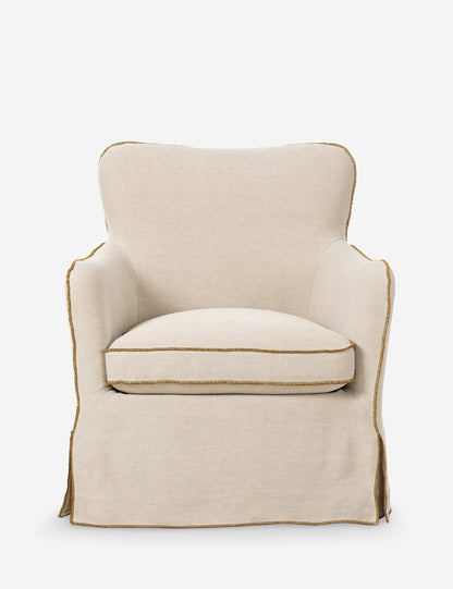 Toni Slipcover Swivel Chair