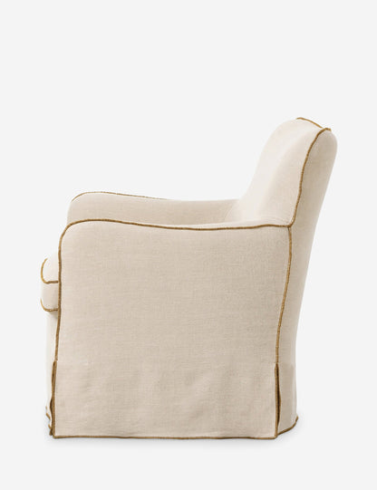 Toni Slipcover Swivel Chair