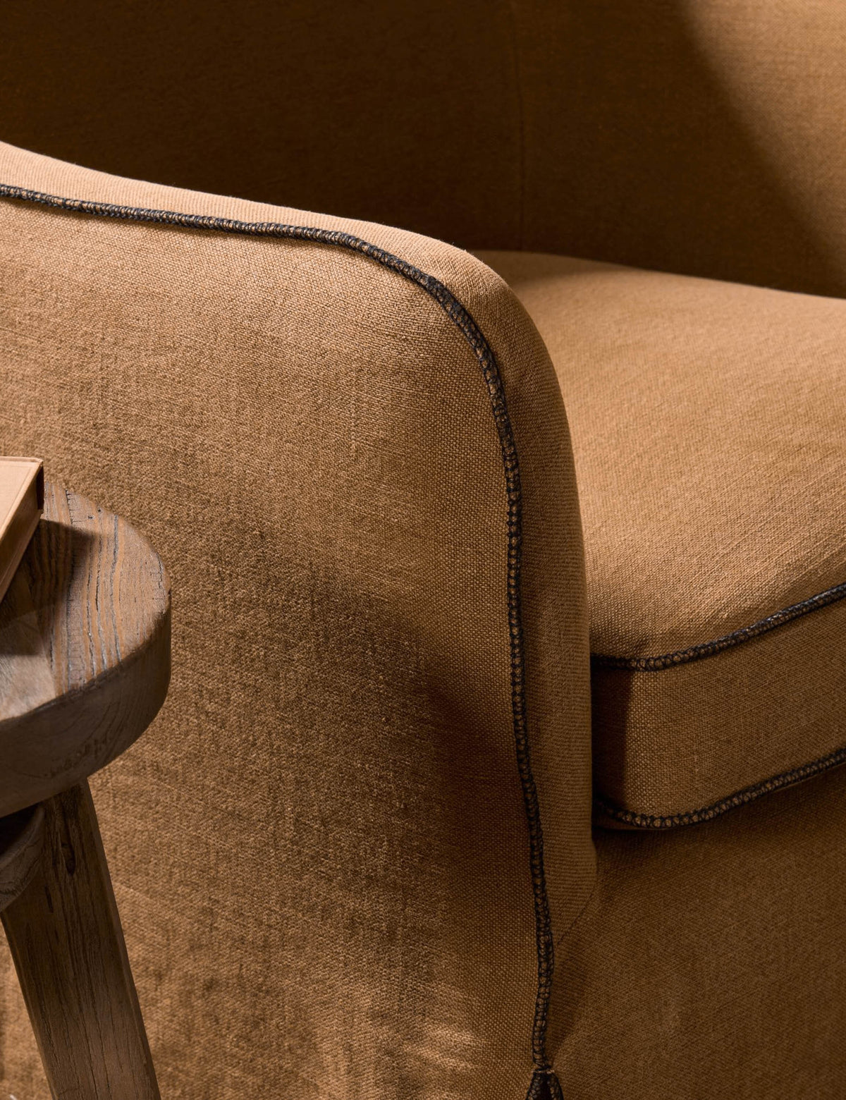 Toni Slipcover Swivel Chair