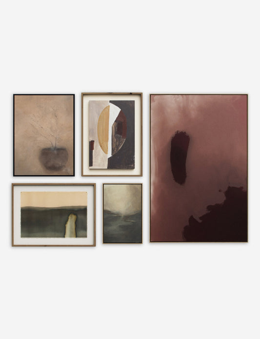 Veil of Tranquility Wall Art (Set of 5) by Various Artists