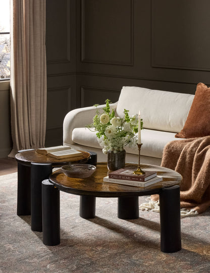 Carlin Round Nesting Coffee Table