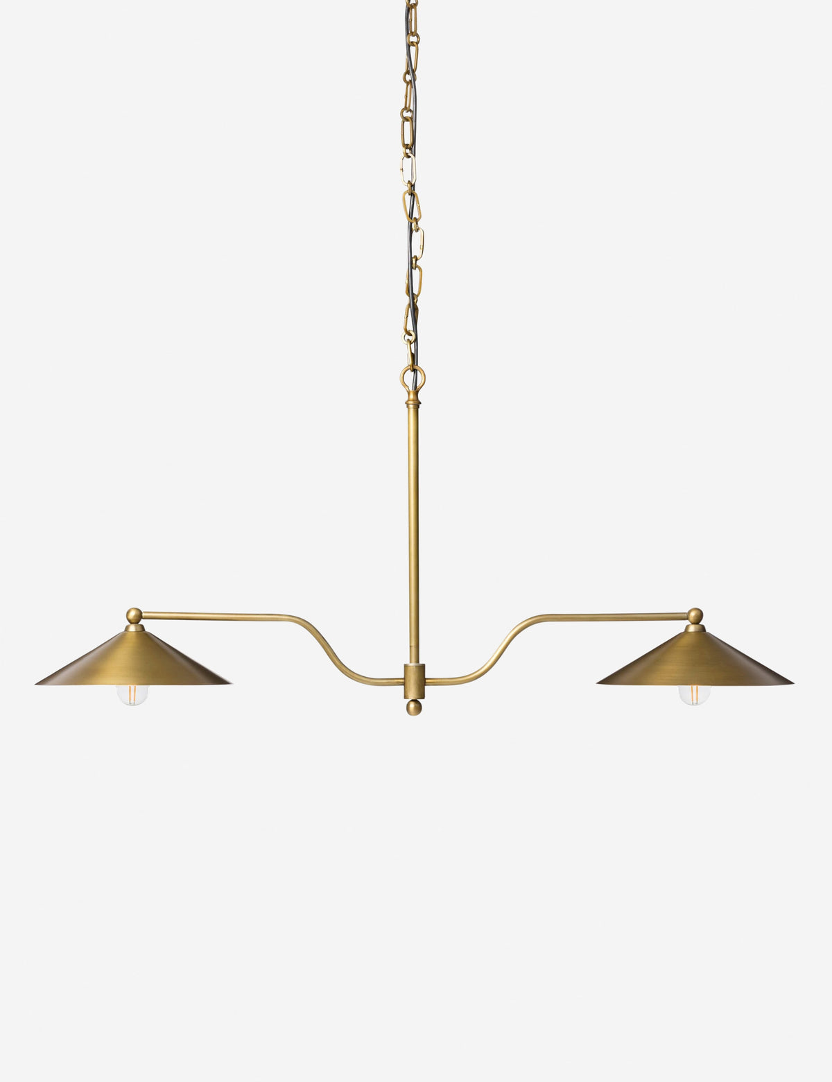 Brecken Linear Chandelier by Amber Lewis x Four Hands