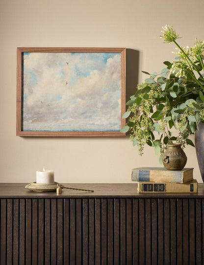 Cloud Study With Birds Wall Art by John Constable