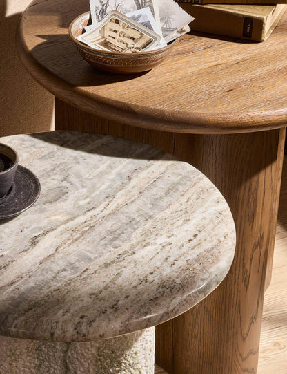 Waylie Nesting Round Side Tables (Set of 2) by Amber Lewis x Four Hands