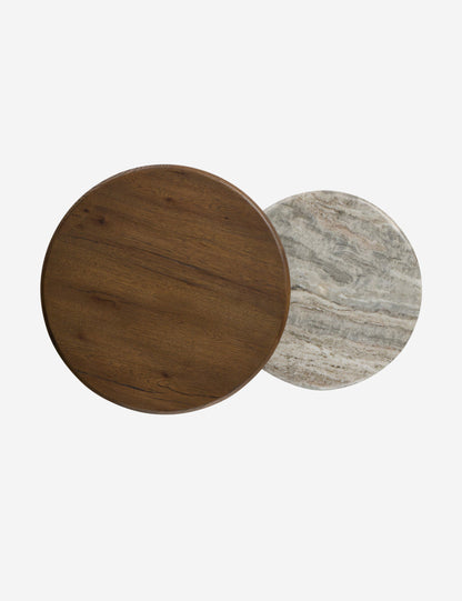 Waylie Nesting Round Side Tables (Set of 2) by Amber Lewis x Four Hands