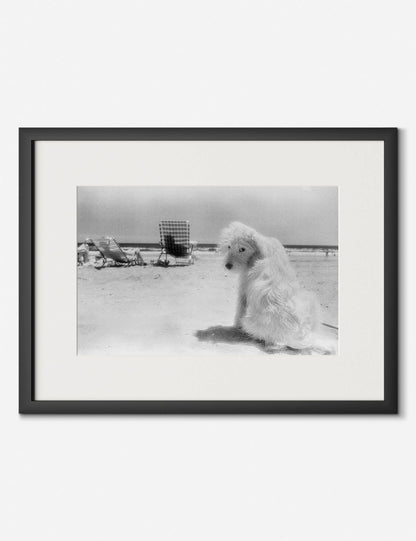 Lois At The Beach Photography Print by Barbara Alper