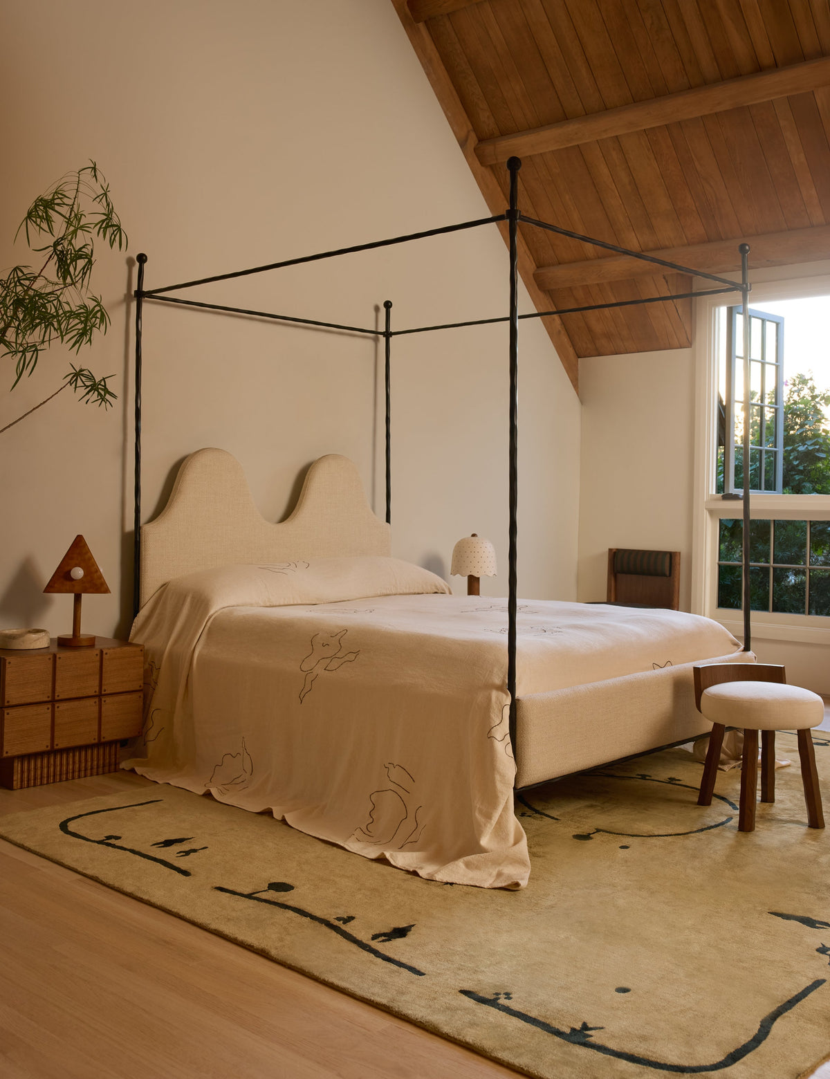 Narsi Linen Cotton Bedspread by Sarah Sherman Samuel