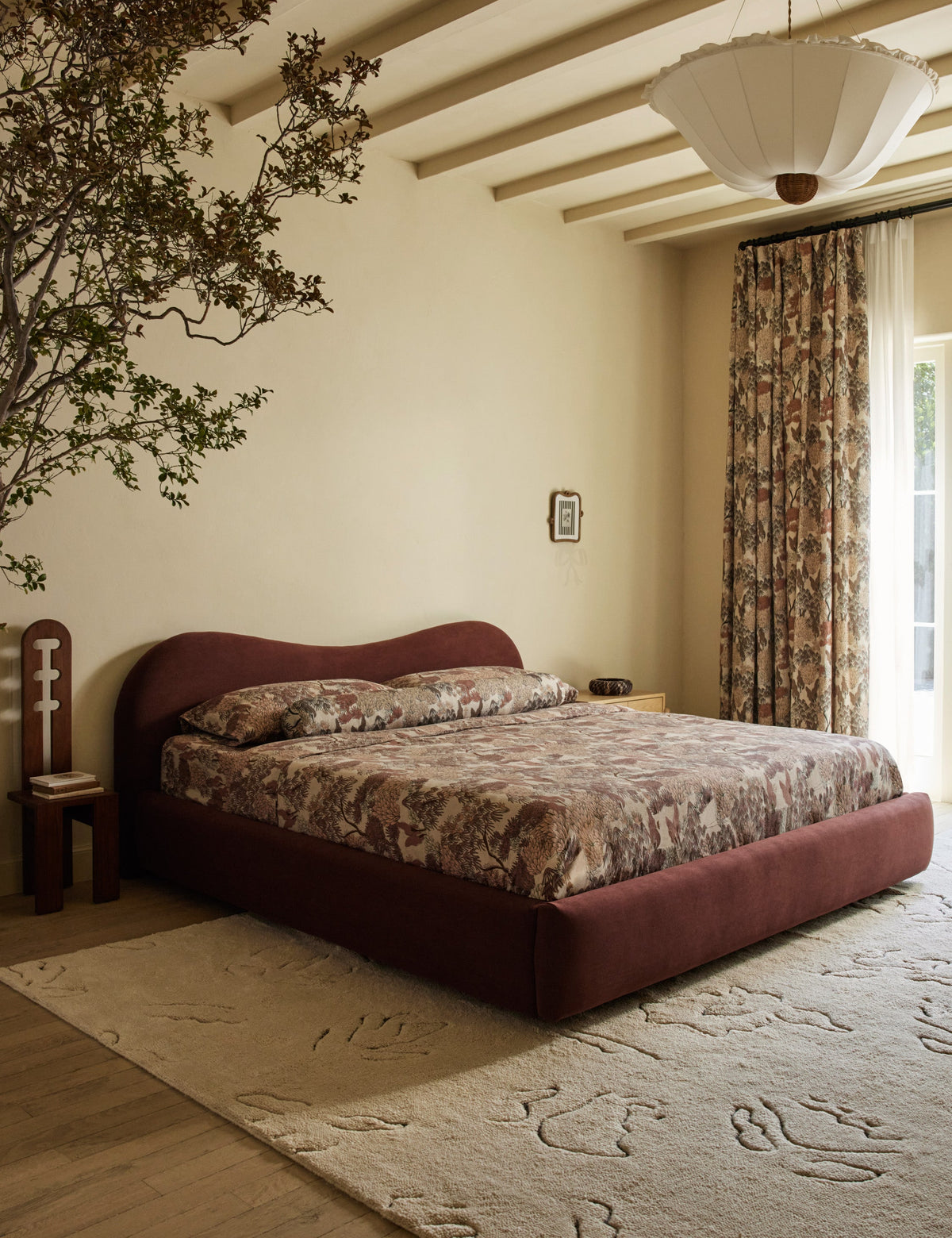 Garden Walk Linen Cotton Duvet Cover by Sarah Sherman Samuel