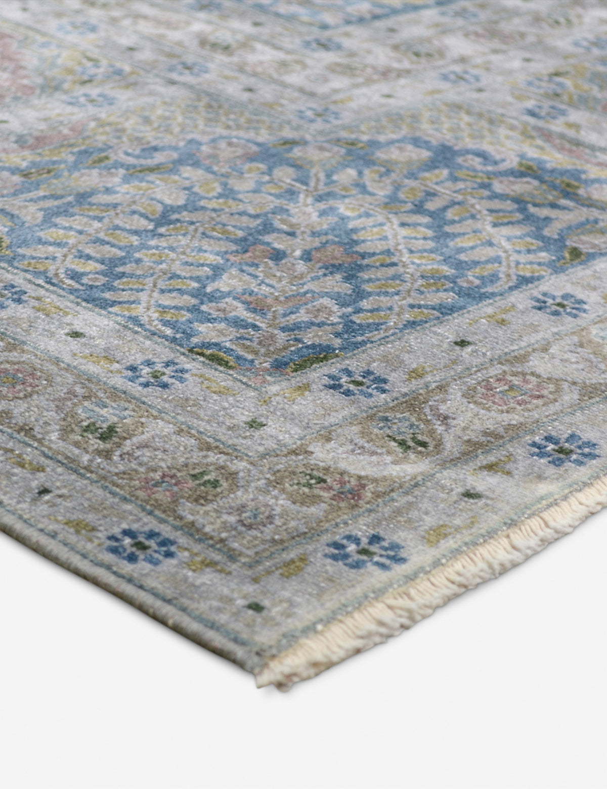 Vintage Turkish Hand-Knotted Wool Rug No. 411, 7'10" x 11'