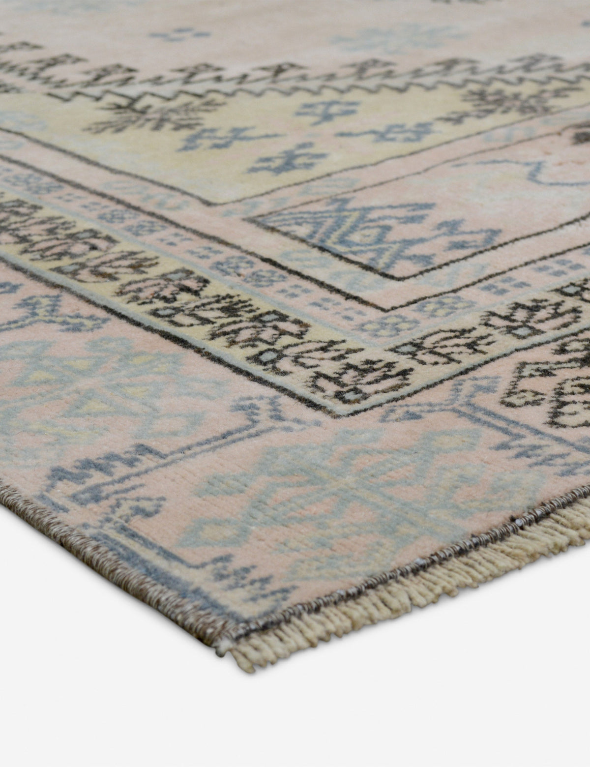 Vintage Turkish Hand-Knotted Wool Rug No. 423, 4'5" x 7'8"