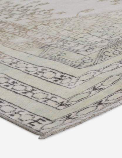 Vintage Turkish Hand-Knotted Wool Rug No. 421, 4'8" x 7'