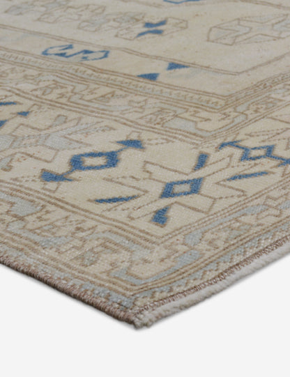 Vintage Turkish Hand-Knotted Wool Rug No. 413, 7'9" x 9'3