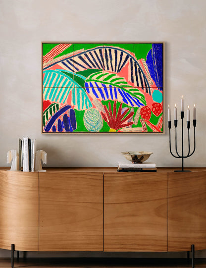Leaves Wide Wall Art by Rosa Roberts