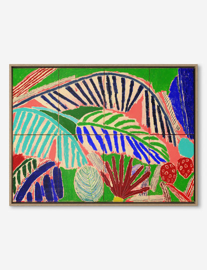 Leaves Wide Wall Art by Rosa Roberts