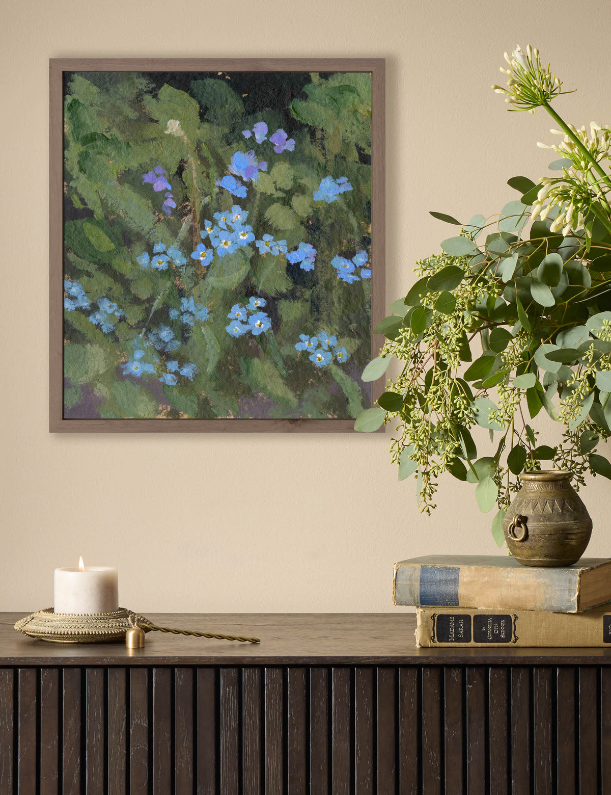 Forget Me Nots Wall Art by Brittany Smith