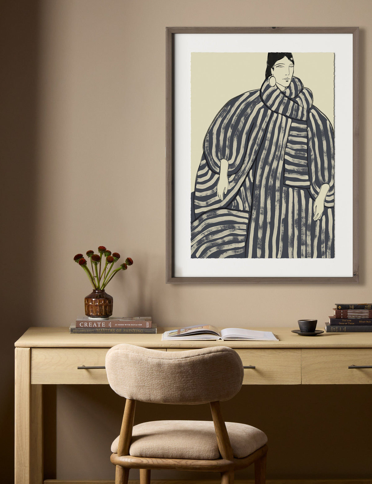 Couture Girl — Edith Wall Art by Aurora Bell