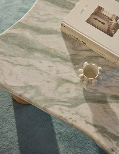 Open Box: Revello Coffee Table, Green Marble