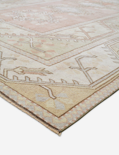 Vintage Turkish Hand-Knotted Wool Rug No. 486, 6' 5" x 9' 4"