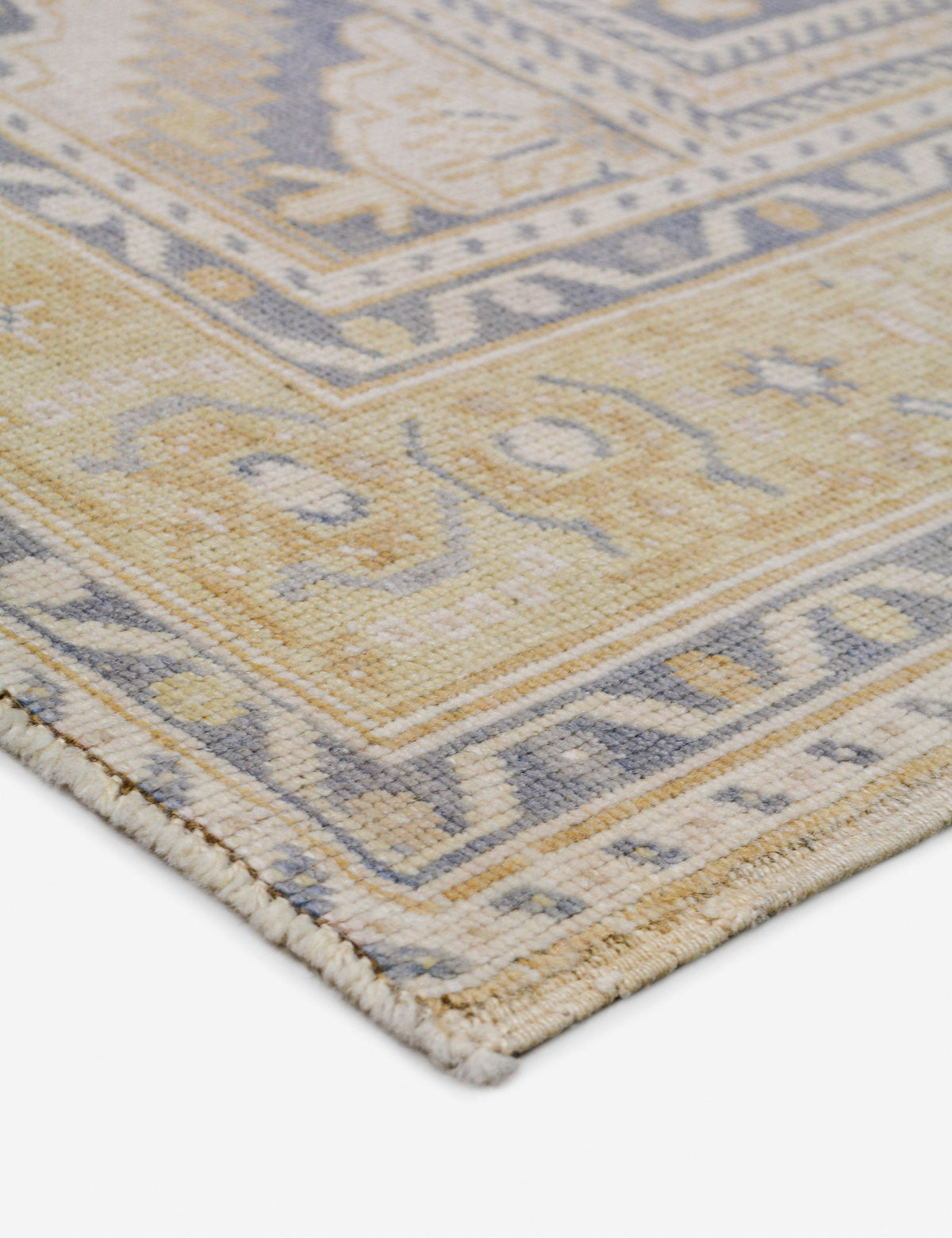 Vintage Turkish Hand-Knotted Wool Rug No. 488, 5' 1" x 8' 2"