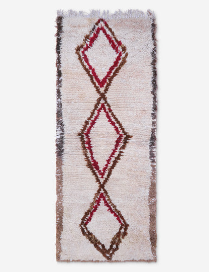 Vintage Moroccan Runner Rug no. 11, 2'4" x 6'