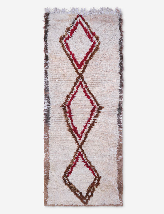 Vintage Moroccan Runner Rug no. 11, 2'4" x 6'