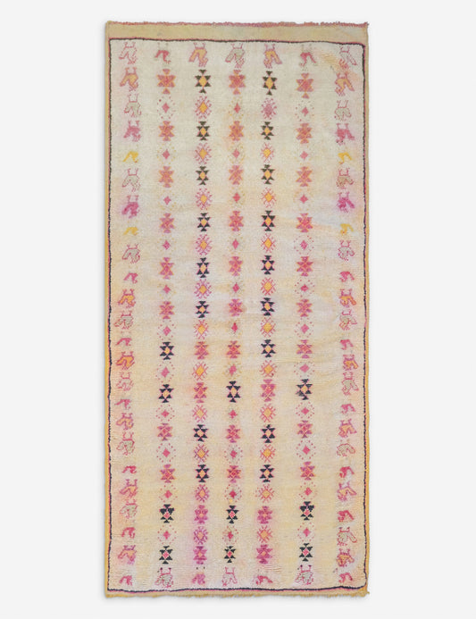 Vintage Moroccan Runner Rug no. 15, 3'2" x 7'2"