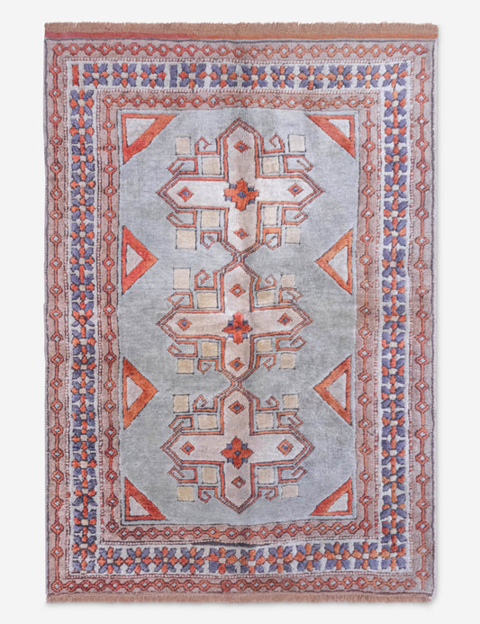 Vintage Moroccan Rug no. 87, 4' x 5'8"