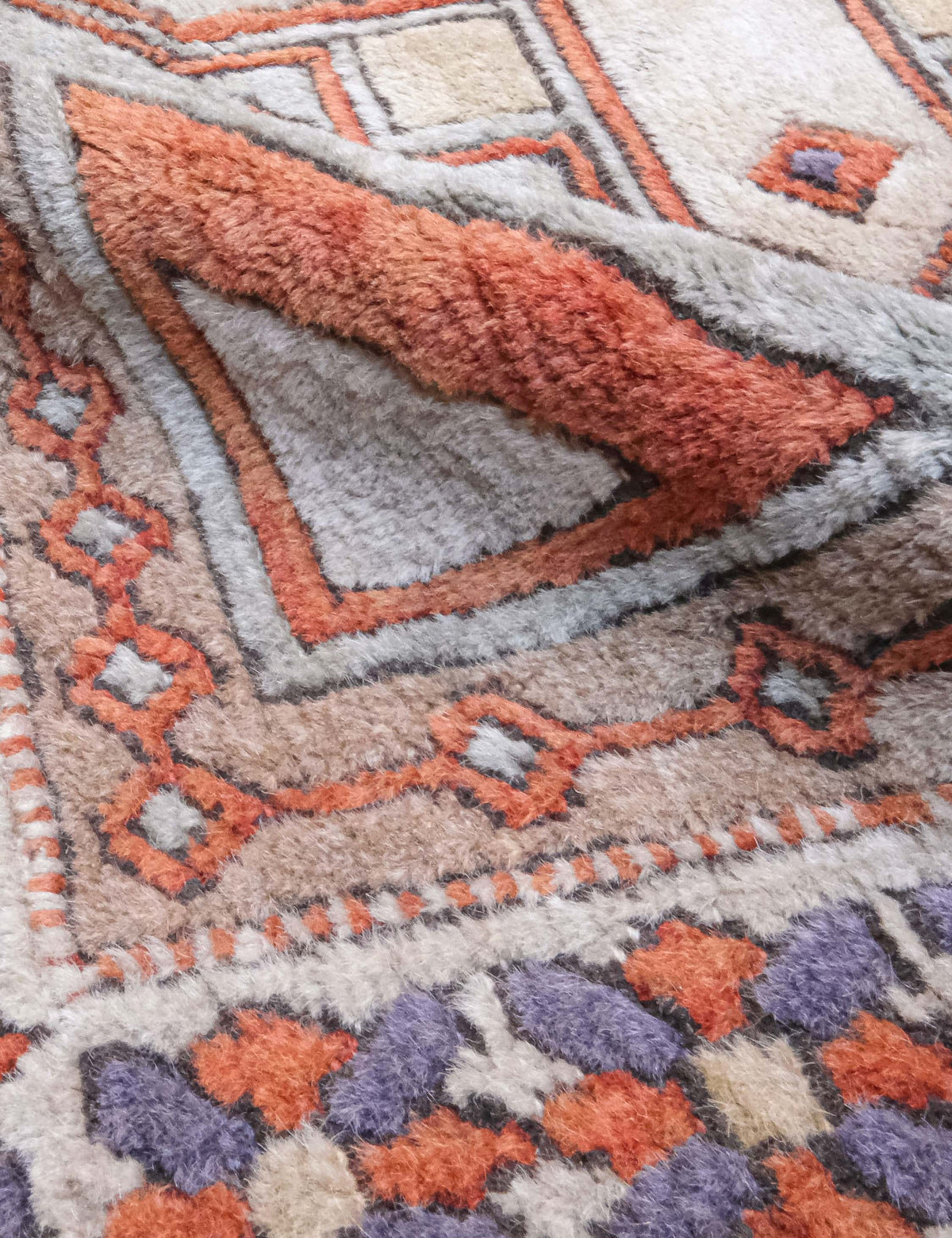 Vintage Moroccan Rug no. 87, 4' x 5'8"