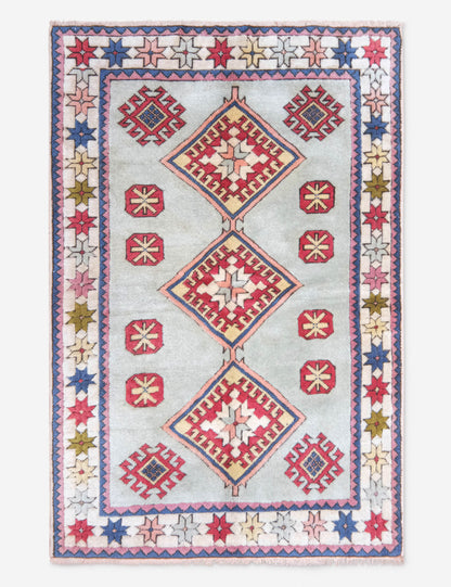 Vintage Moroccan Rug no. 88, 4'3" x 6'2"