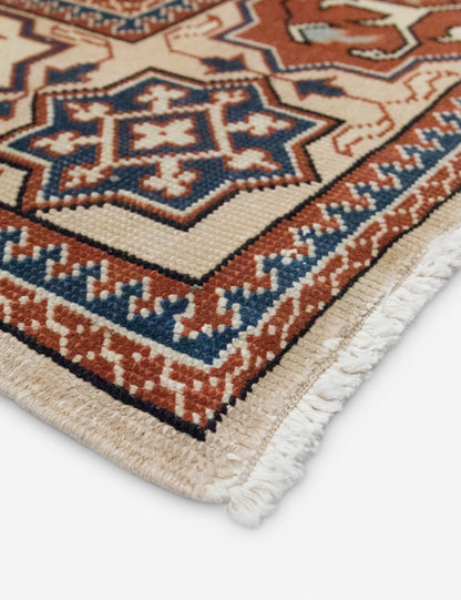 Vintage Turkish Hand-Knotted Wool Rug No. 537, 6'3" x 9'4"